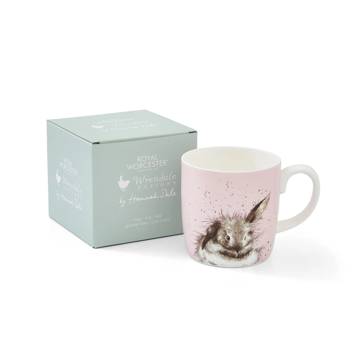 ROYAL WORCESTER Bathtime Bunny Mug - Pink