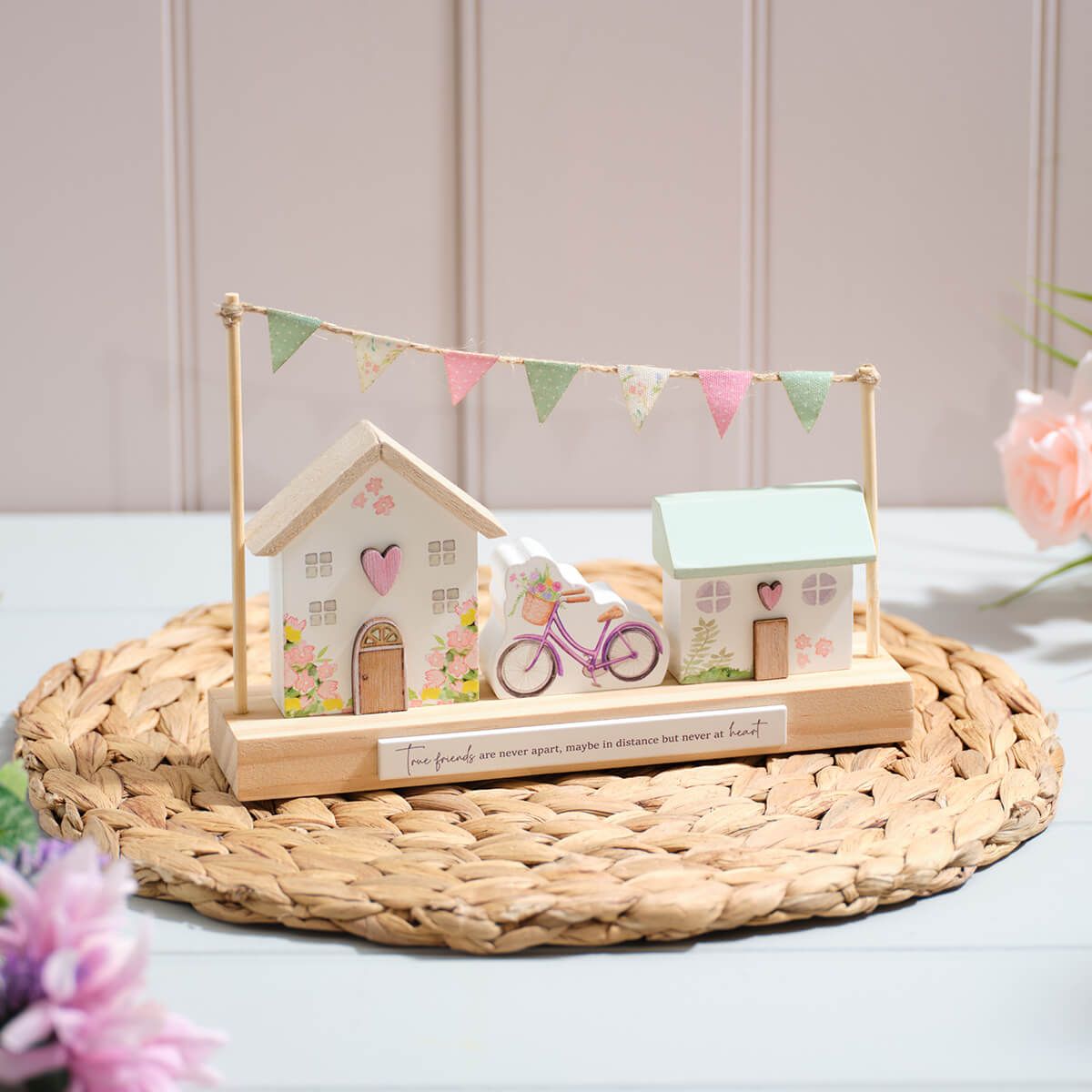 LANGS True Friends Wooden Block 21x15cm