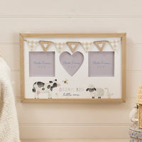 LANGS Baby Triple Photo Frame with Bunting 29x26cm