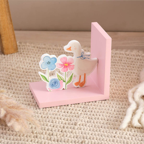 LANGS Mabel the Goose Floral Bookend 15cm