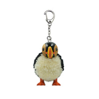 LANGS Puffin Pom-Pom Keyring