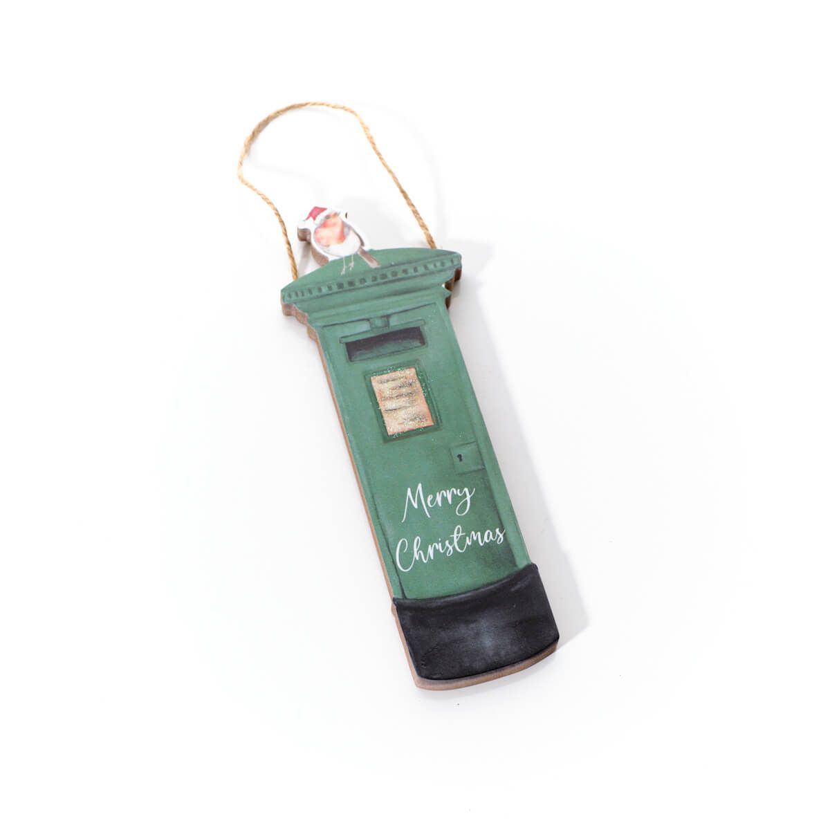 LANGS Christmas Robin Postbox Hanger 20cm