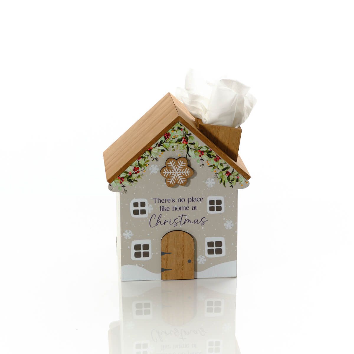 LANGS Christmas Cottage Tissue Box