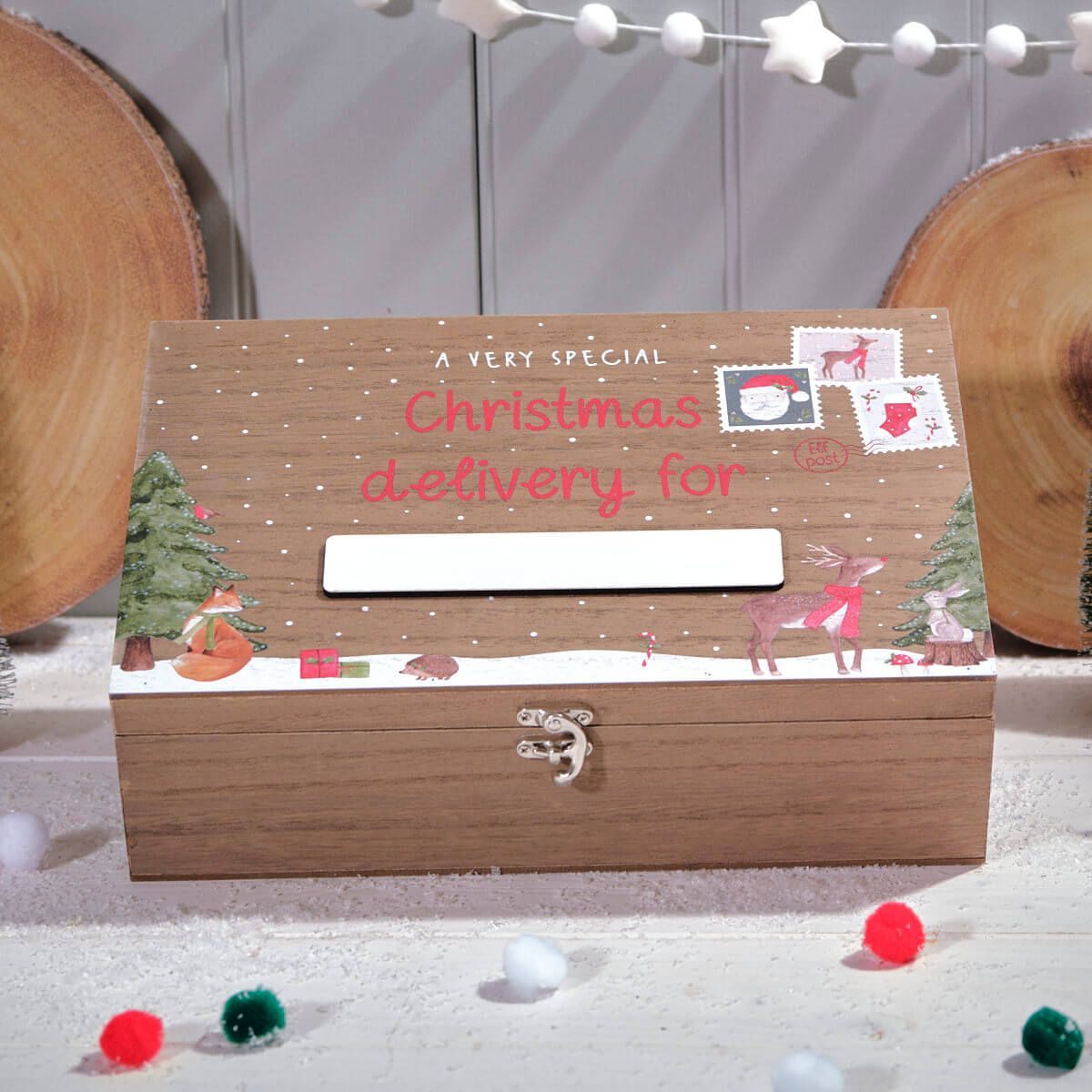 LANGS Christmas Special Delivery Wooden Box
