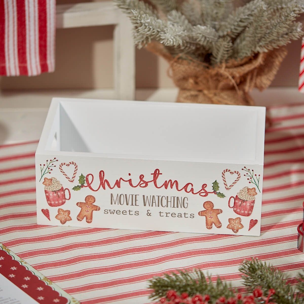 LANGS Christmas Movie Treat Wooden Crate