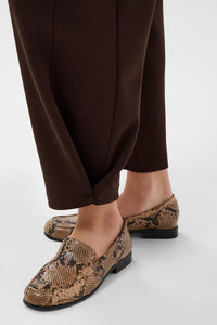 CULTURE Hilde Chabrina Wide Leg Pants - Brown