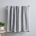 CATHERINE LANSFIELD : Kelso Stripe Bath Towel - Grey
