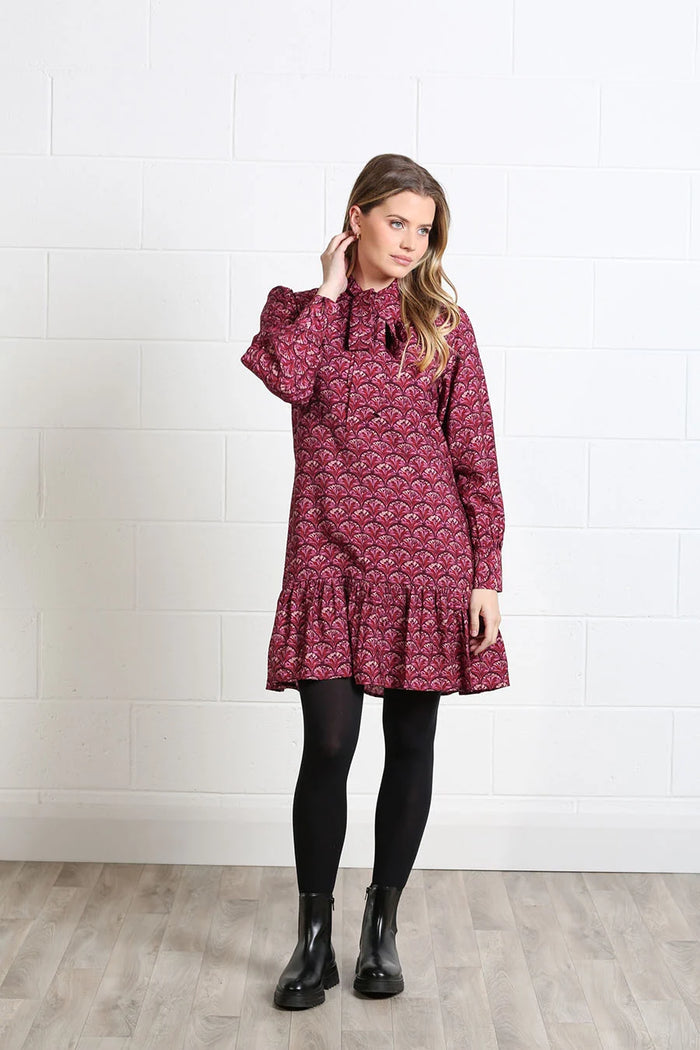 RANT & RAVE Anabelle Long Sleeve Dress - Pink