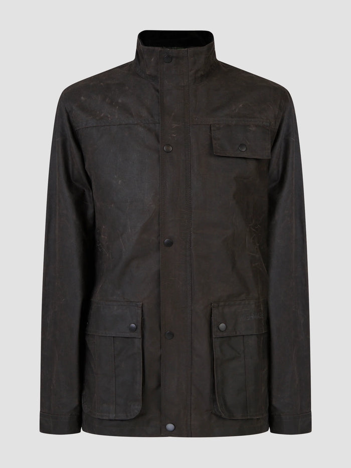 MISH MASH Utilis Wax Jacket - Java