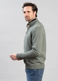 MAGEE Valentia 1/4 Zip Jumper - Green