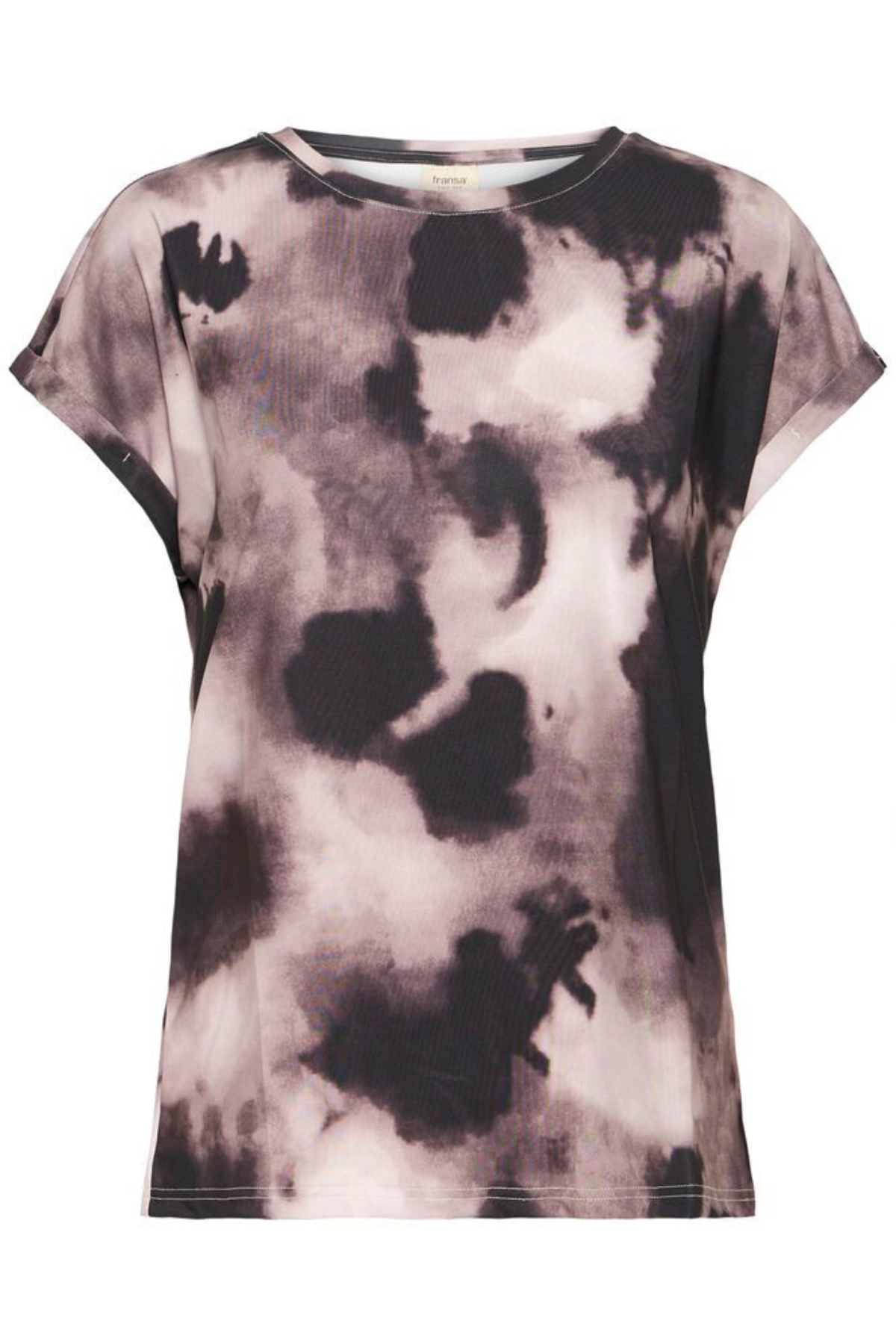 FRANSA Seen Abstract T-Shirt - Black