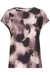 FRANSA Seen Abstract T-Shirt - Black