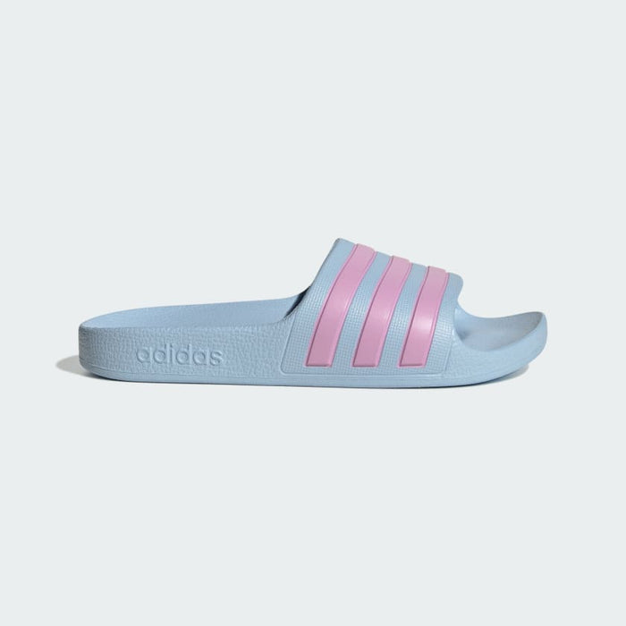 ADIDAS Girls' Adilette Aqua Slides Blue/Pink – The Cope