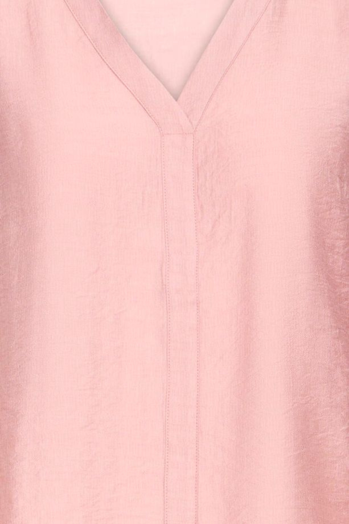 FRANSA Arianna V-Neck Blouse - Blush