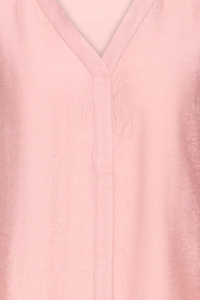 FRANSA Arianna V-Neck Blouse - Blush