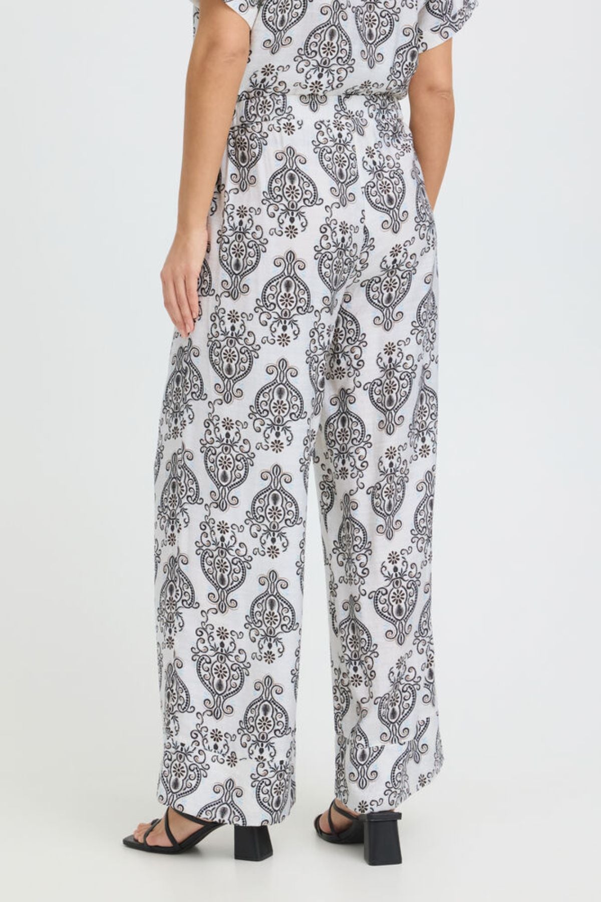 FRANSA Ariana Boho Wide Leg Trousers