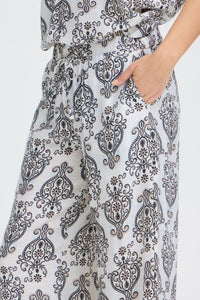 FRANSA Ariana Boho Wide Leg Trousers