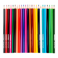 PREMIER STATIONERY World of Colour 24 Full Size Colouring Pencils