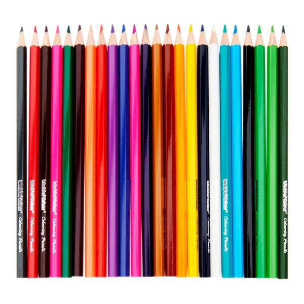 PREMIER STATIONERY World of Colour 24 Full Size Colouring Pencils