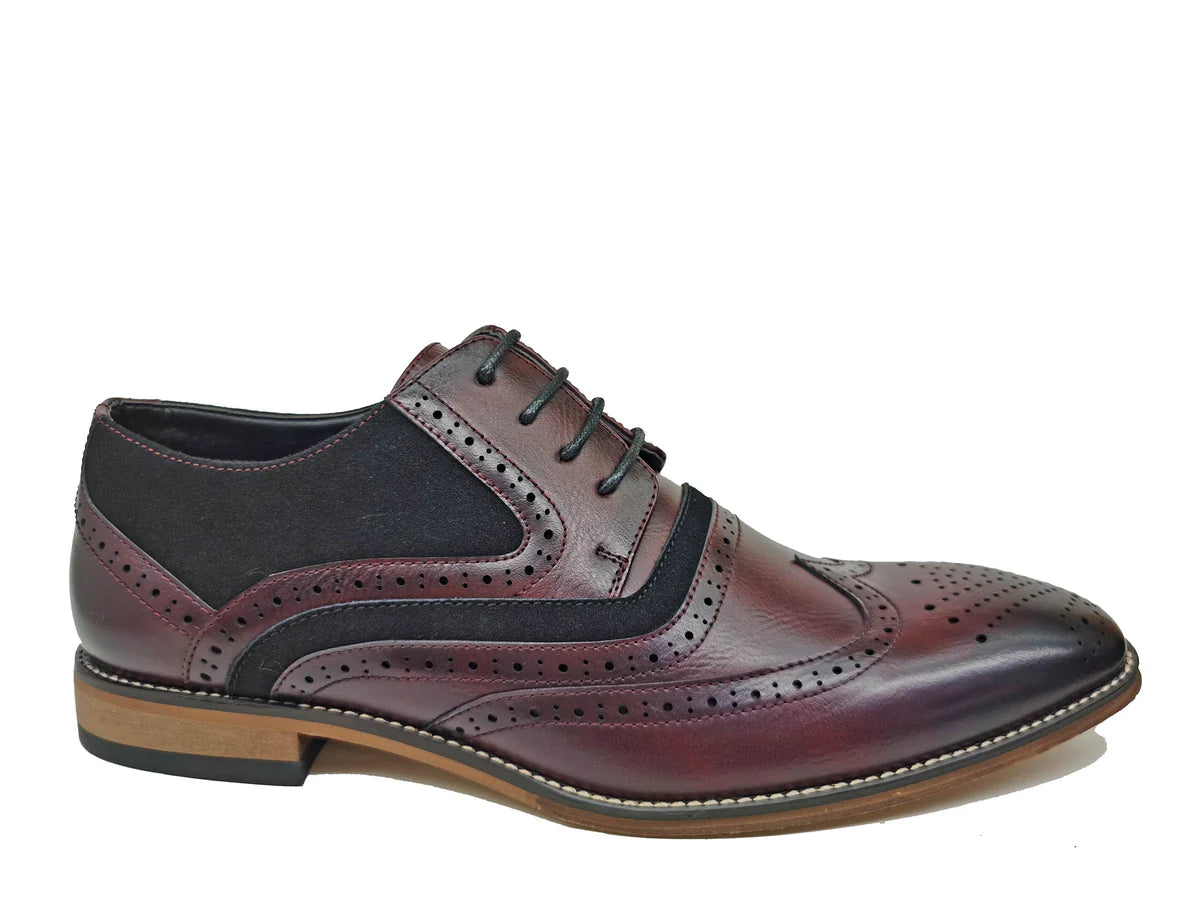 MARCOZZI Belgrade Men's Shoes - Bordo
