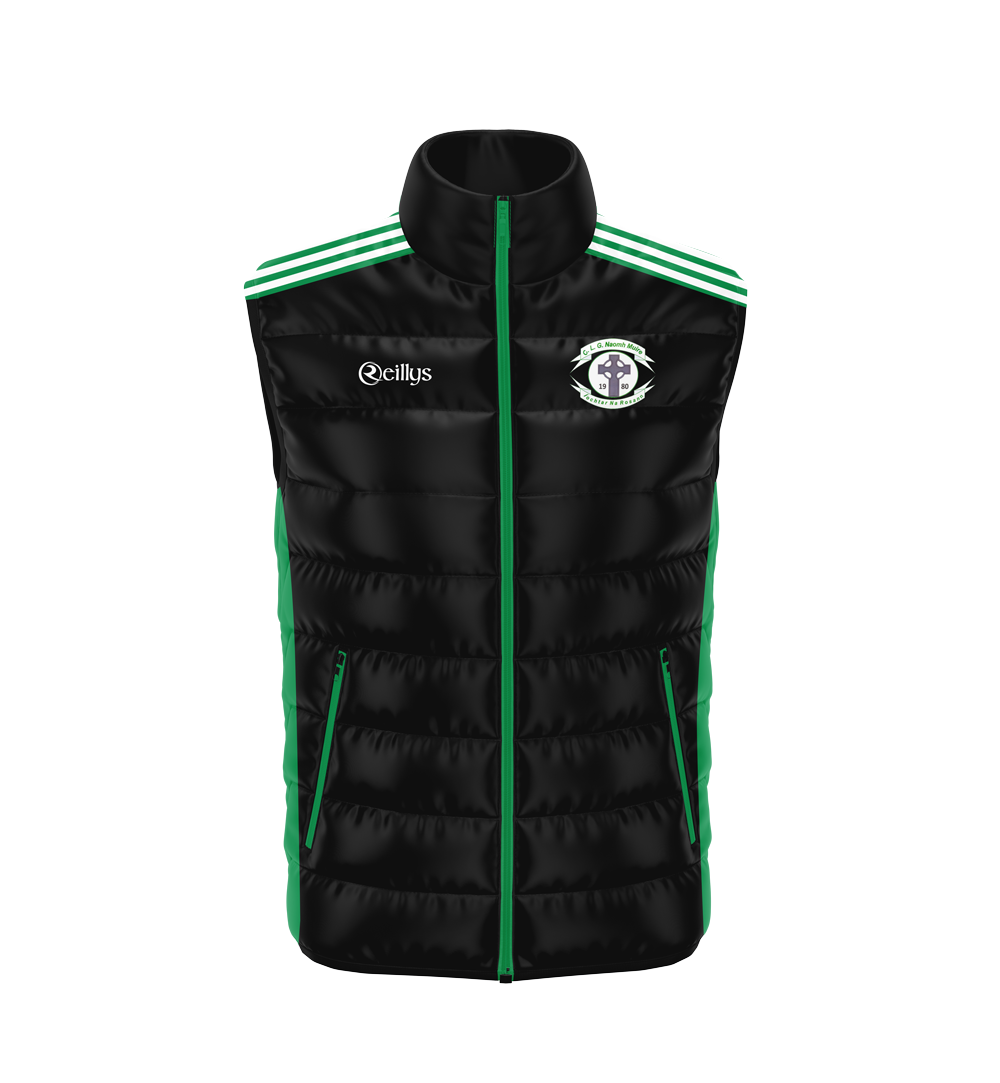 NAOMH MUIRE : Adult's GAA Bodywarmer 2025/26 - Black