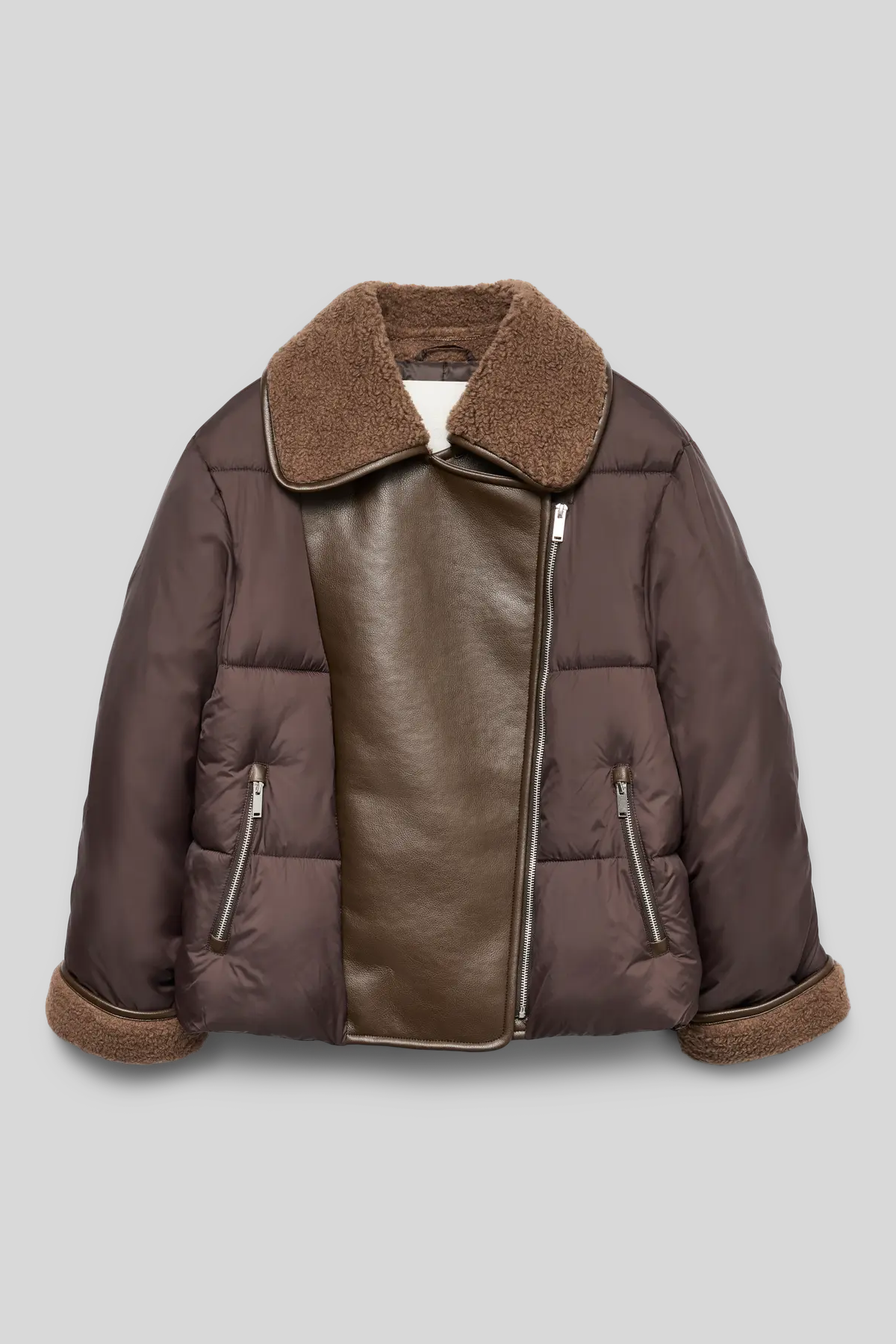 VERO MODA Blanca Short Padded Jacket - Chocolate