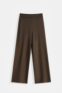 COPE CLOTHING Fluid Wide Leg Pants - Brown