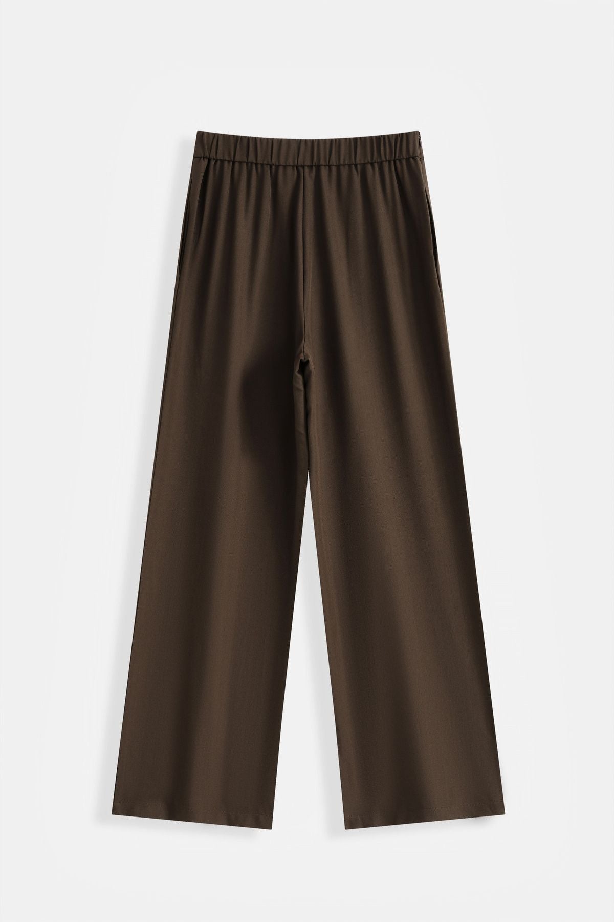 COPE CLOTHING Fluid Wide Leg Pants - Brown