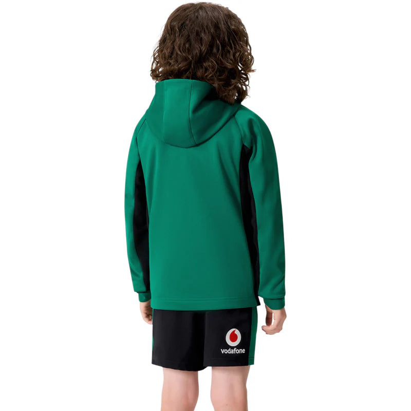CANTERBURY Kids IRFU Rugby Ireland 2025/26 Half Zip Hoodie - Green