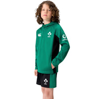 CANTERBURY Kids IRFU Rugby Ireland 2025/26 Half Zip Hoodie - Green