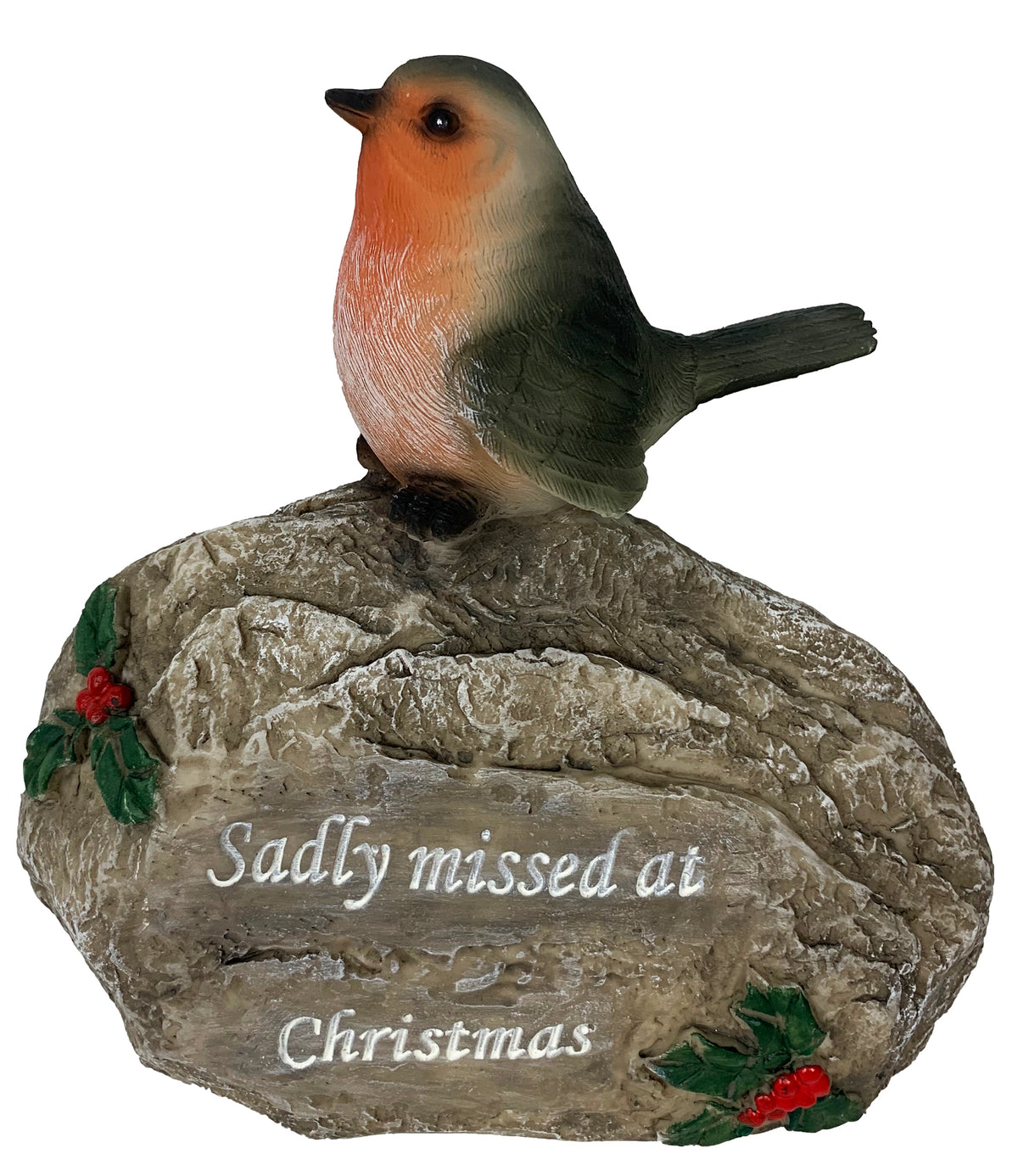 WGP Robin on a Stone - Missed on Christmas 18cm