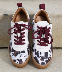 RANT & RAVE Ciara Trainer - Cow Print