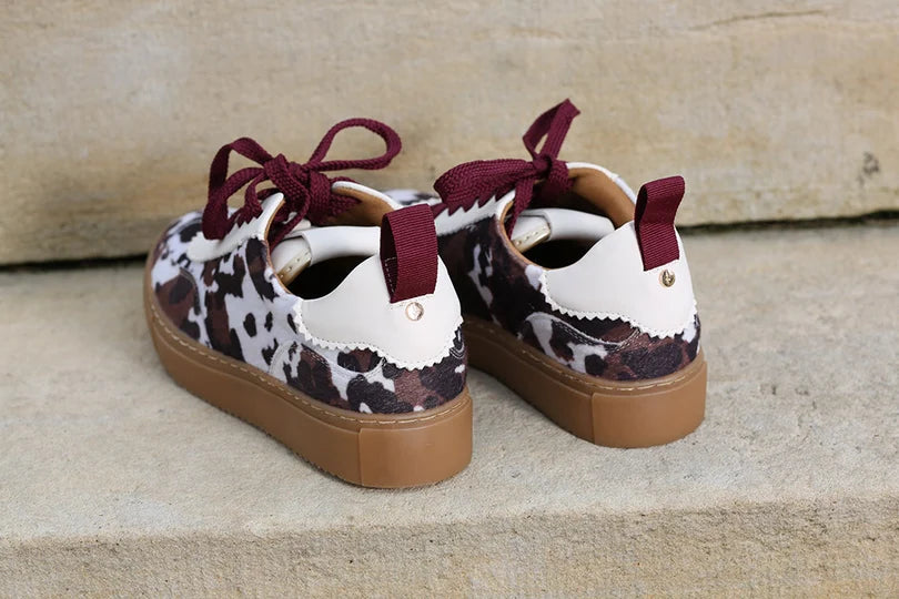 RANT & RAVE Ciara Trainer - Cow Print