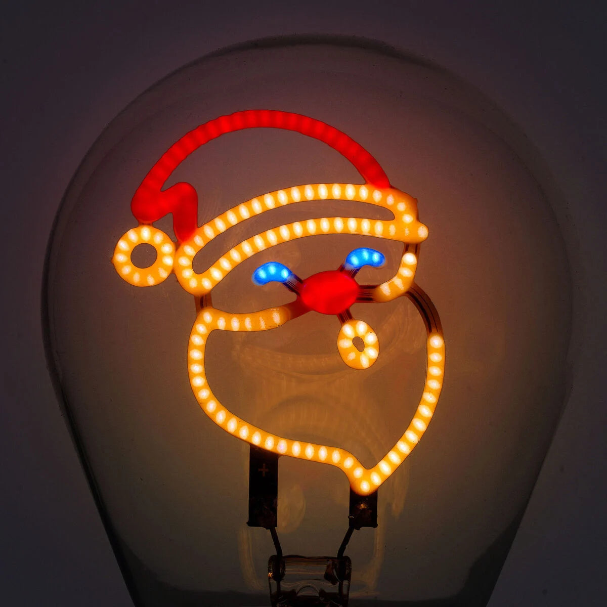LEGAMI Decorative Lightbulb-Shaped Table Lamp - Santa Claus - Bulb Fiction