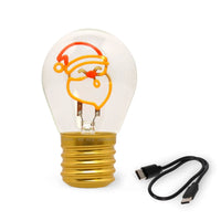 LEGAMI Decorative Lightbulb-Shaped Table Lamp - Santa Claus - Bulb Fiction