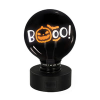 LEGAMI Decorative Lightbulb-Shaped Table Lamp - Pumpkin Booo - Bulb Fiction XL