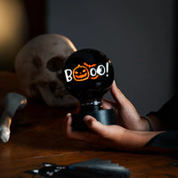 LEGAMI Decorative Lightbulb-Shaped Table Lamp - Pumpkin Booo - Bulb Fiction XL