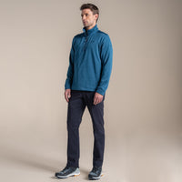 CRAGHOPPERS Men's Blake Half Zip Fleece - Blue
