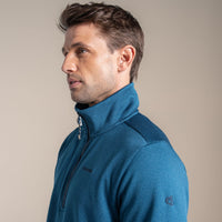 CRAGHOPPERS Men's Blake Half Zip Fleece - Blue