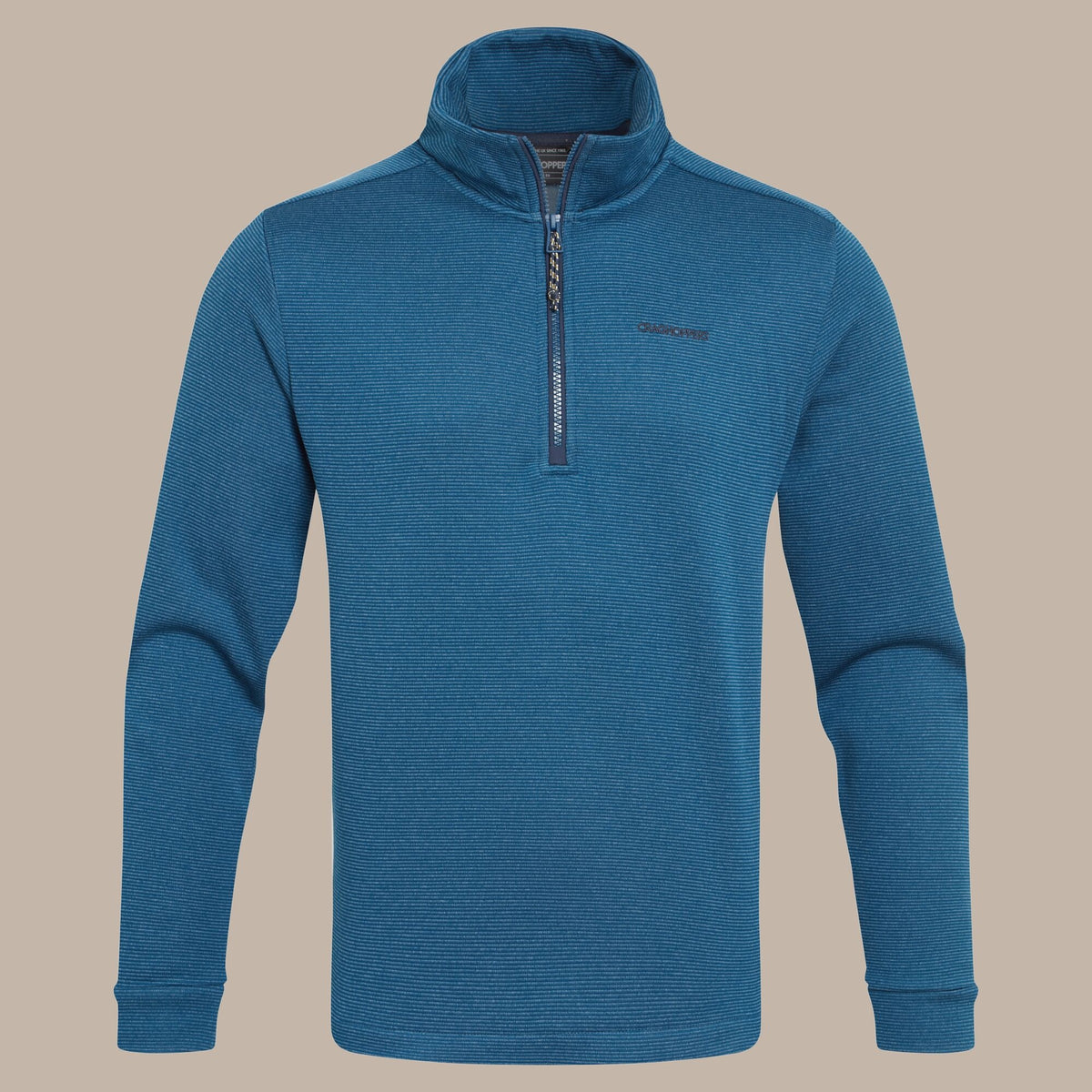 CRAGHOPPERS Men's Blake Half Zip Fleece - Blue