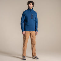 CRAGHOPPERS Men's Torney III Half Zip Fleece - Blue