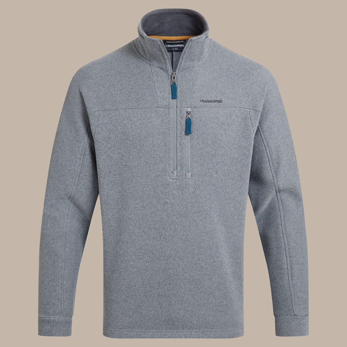 CRAGHOPPERS Men's Torney III Half Zip Fleece - Grey
