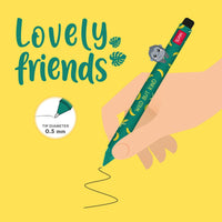 LEGAMI Pen with "Wild but Kind" Gorilla Animal Decoration - Lovely Friends