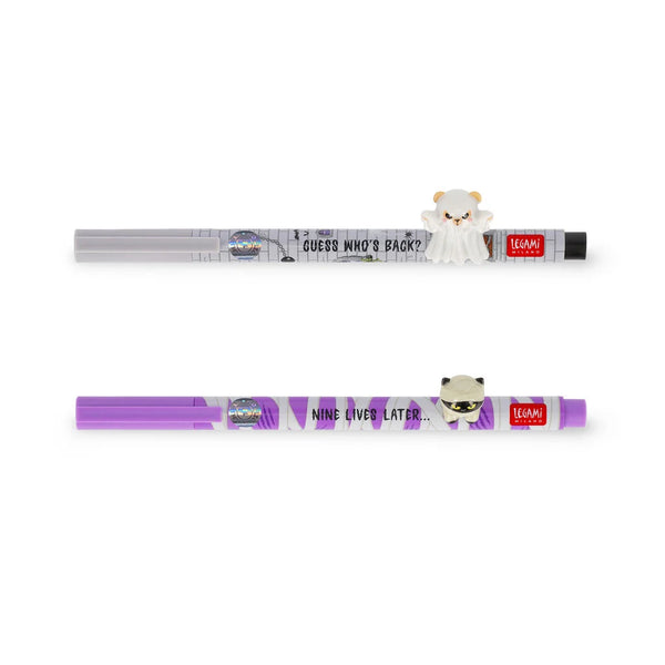 LEGAMI Halloween Set of 2 Gel Pens Charms - Lovely Friends - Spooky Party