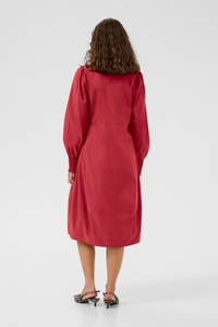 CULTURE Loretta Antoinett Long Sleeve Dress - Chilli Red