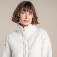 CRAGHOPPERS Women's Massey Overhead Fleece - Ecru Landscape