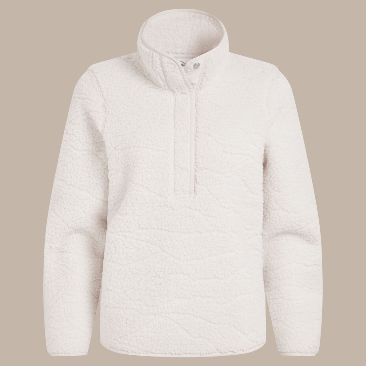 CRAGHOPPERS Women's Massey Overhead Fleece - Ecru Landscape