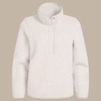 CRAGHOPPERS Women's Massey Overhead Fleece - Ecru Landscape