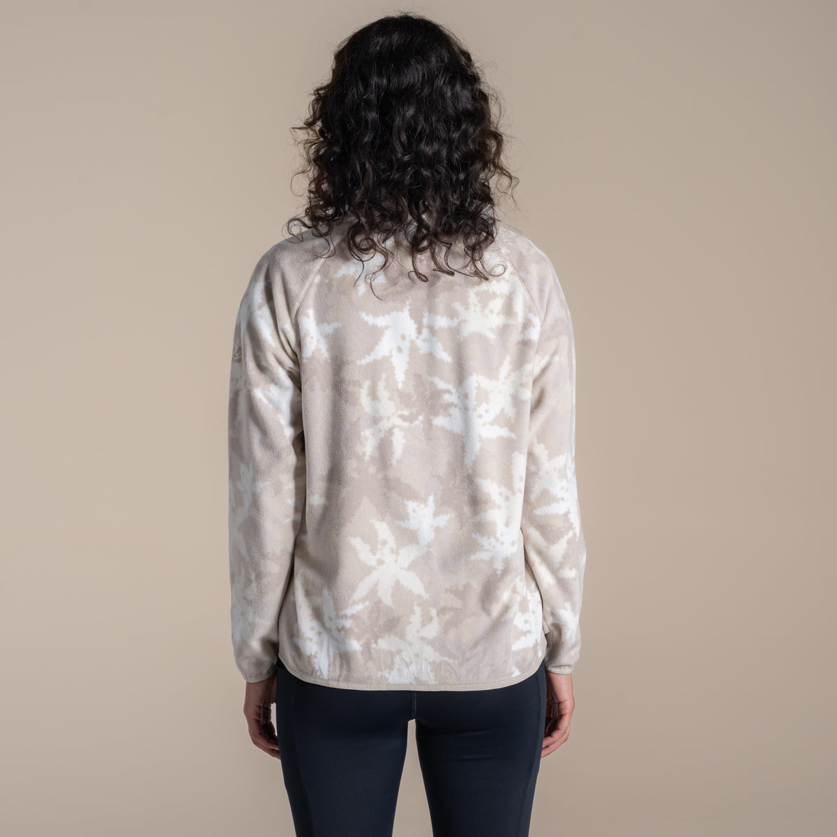 CRAGHOPPERS Women's Reedmace Half Zip Fleece - Cream