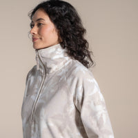 CRAGHOPPERS Women's Reedmace Half Zip Fleece - Cream